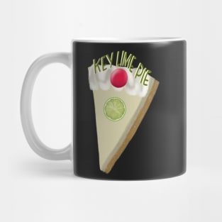 Key Lime Pie on Pink Mug